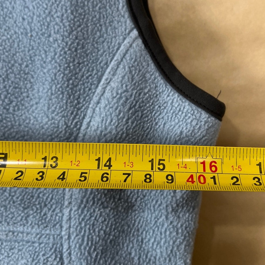 REÍ Small Women’s Blue Vest 100% polyester Fleece Outerwear