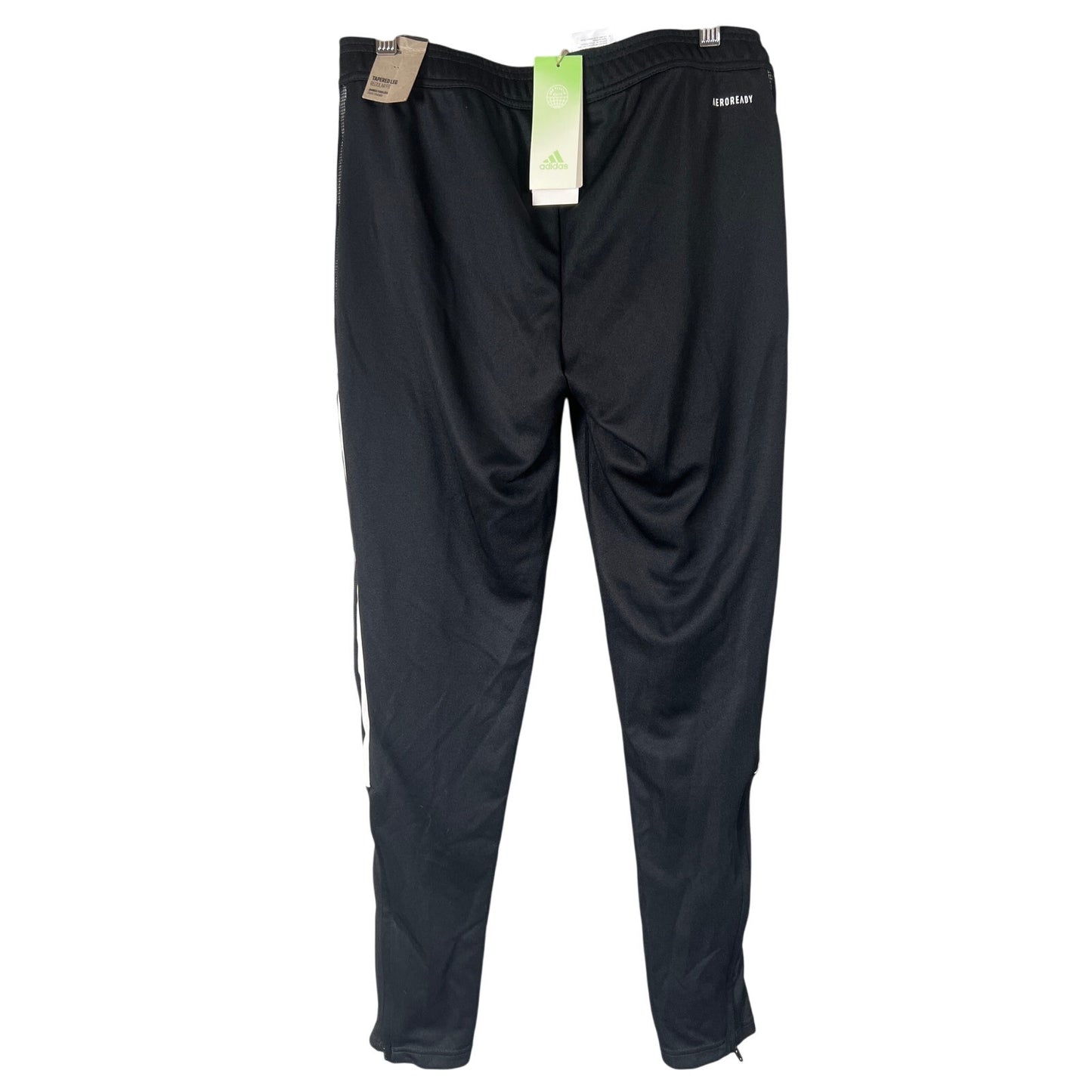 Adidas NWT Aeroready Small Black Soccer Sweatpants Women's Stripped