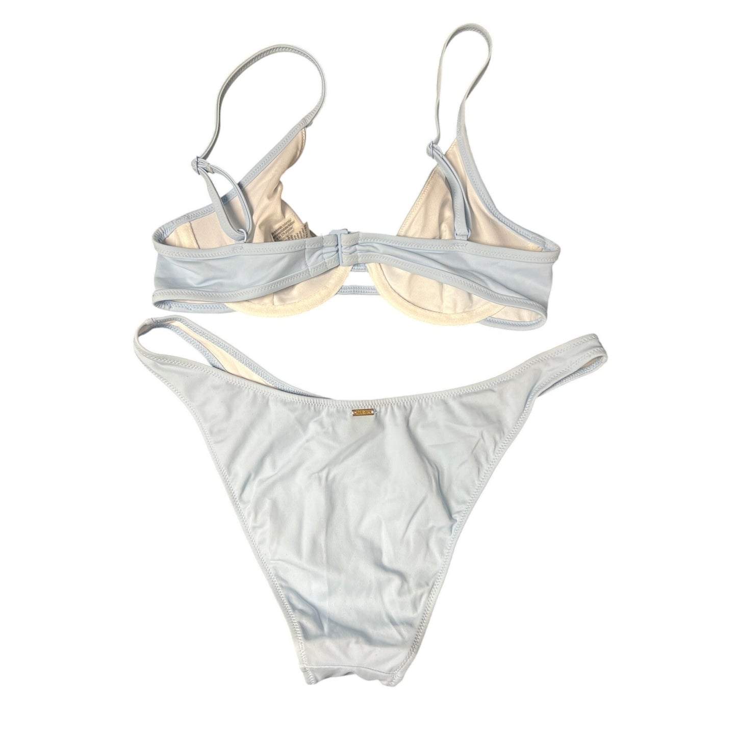 Pink Victoria Secret Size Small High Leg Two Piece Bikini Swimwear