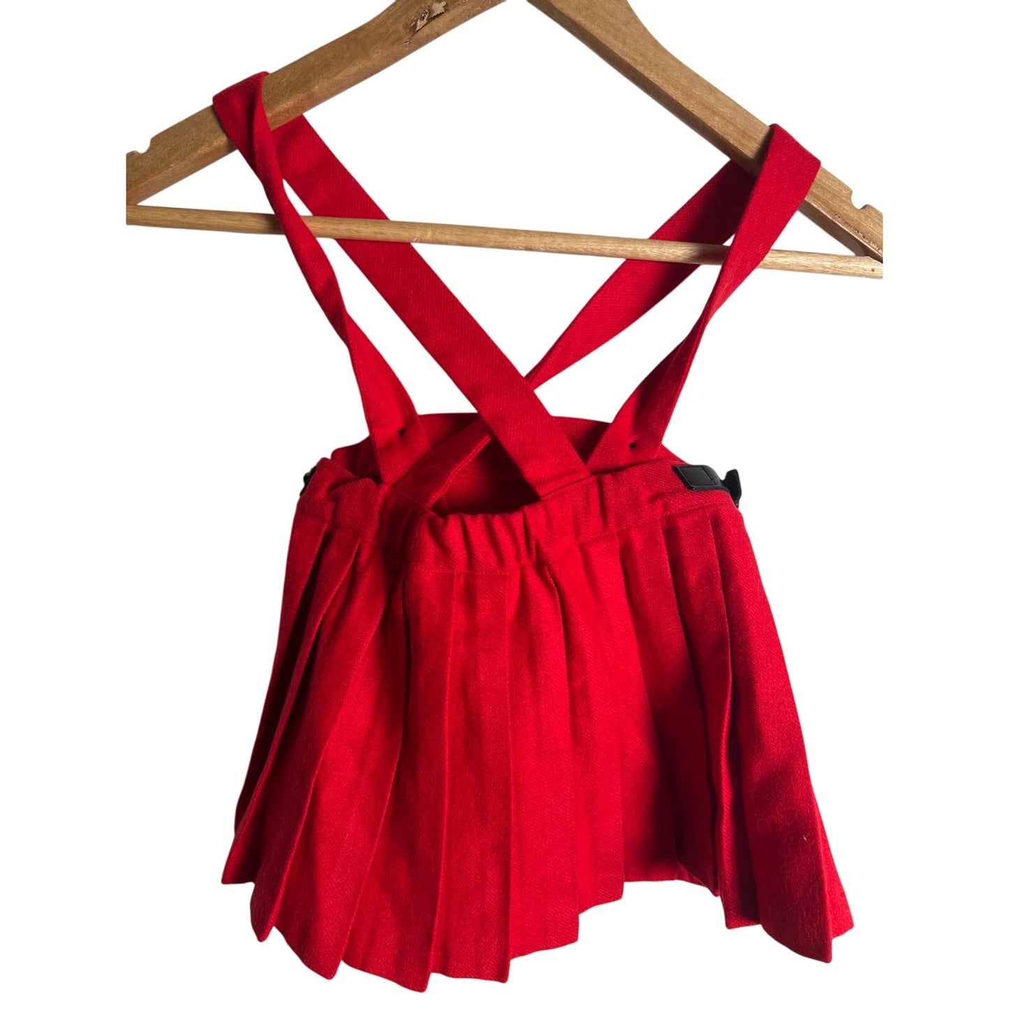NWT O'NEIL Of Dublin Red Kilt Skirt Suspenders Size 16 Age 1/2