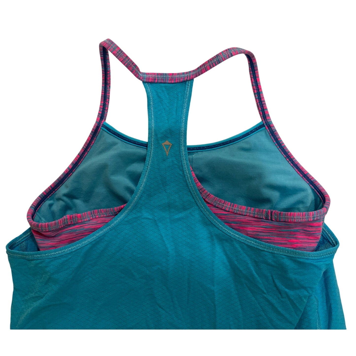 ivivva by Lululemon Girls Blue & Pink Double Dutch Tank Top Size 12 - EUC