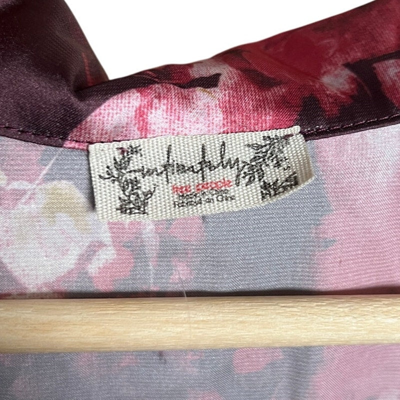 Intimately Free People Floral PJ Women Top *Dimensions in Pictures*