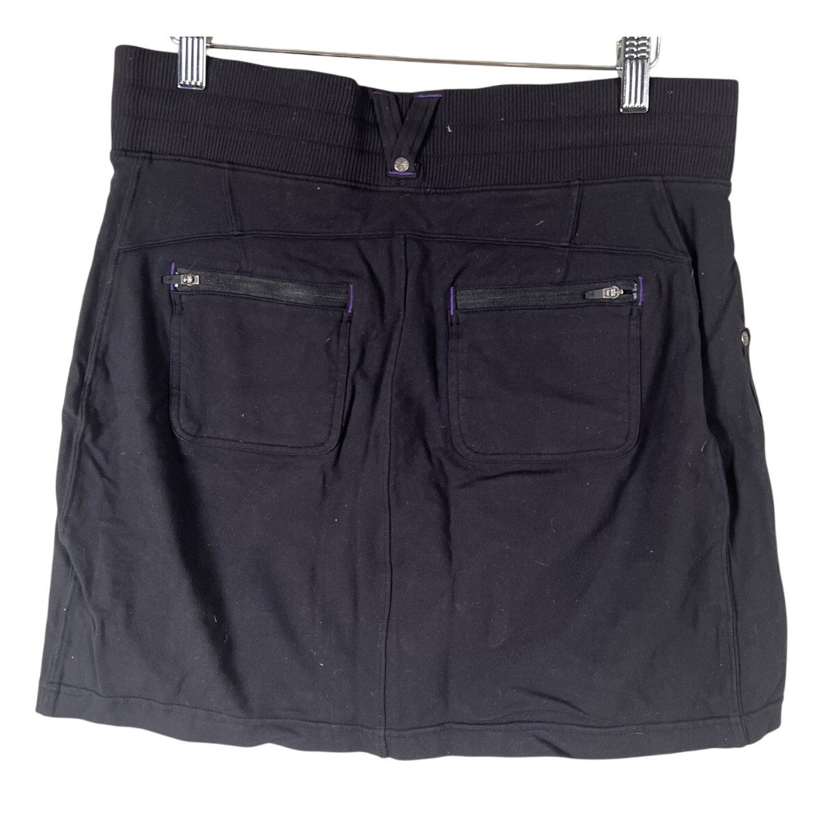 Athleta MT Black Performance Internal Drawstring Active Skort