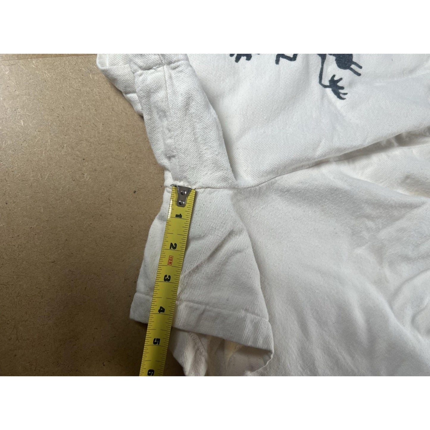 WEK Shorts Teens 31 White Sweat Fleece Elastic Waist Pockets Relaxed Fit