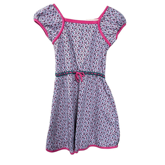 Matilda Jane Girls Sweater Dress Size 10 Pink Noelle Knit Floral Friends Forever