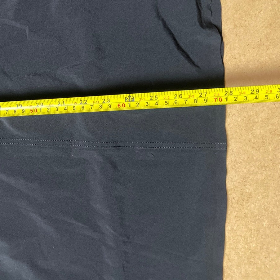 Athleta Large Black Cosmic Knee High Skirt