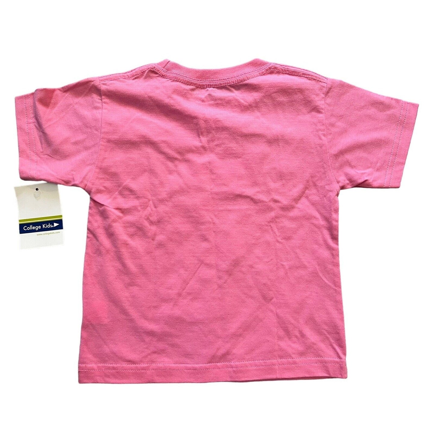 WISCONSIN BADGERS Cotton Pink 2T Toddle Short Sleeve T-Shirt College Kids NWT