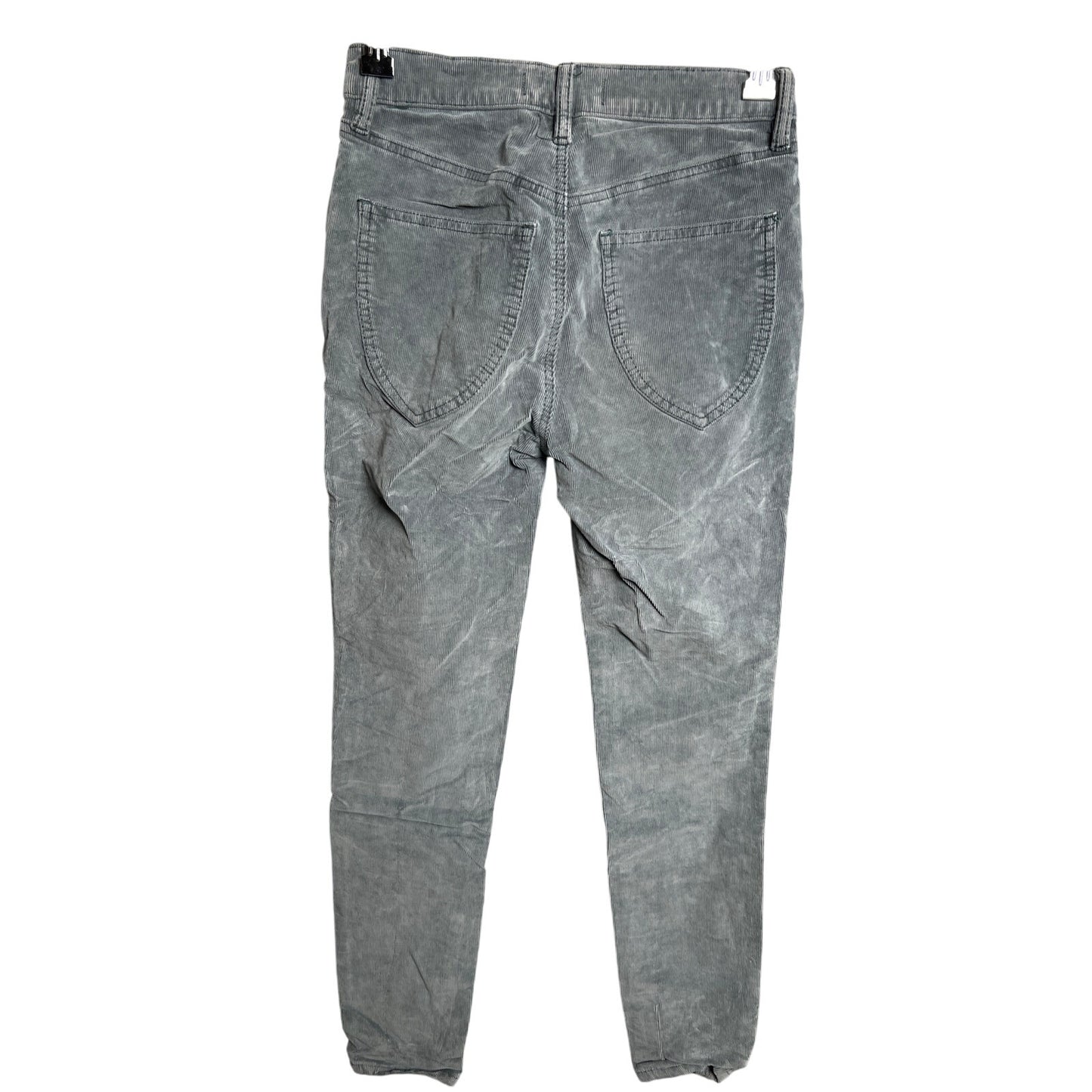 Free People We The Free Size 24 Women Corduroy Skinny Pants Gray