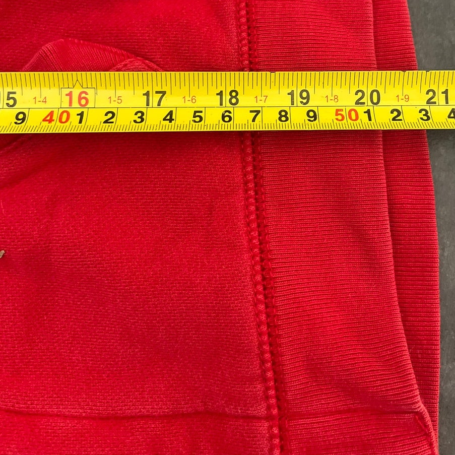 Ralph Lauren Jean Co. Large Zip Up Red Sweater Cotton