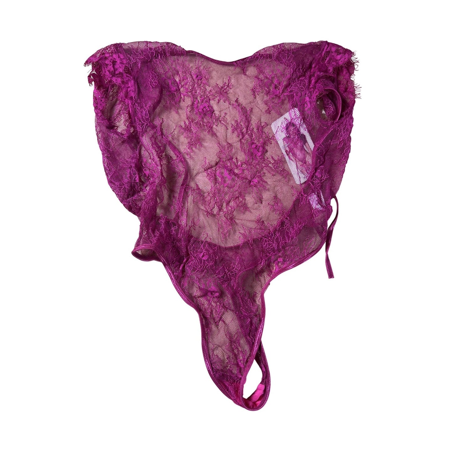 Shirley Of Hollywood Teddy Womens S Pink Lace Sheer One Piece Cap Sleeve Thong