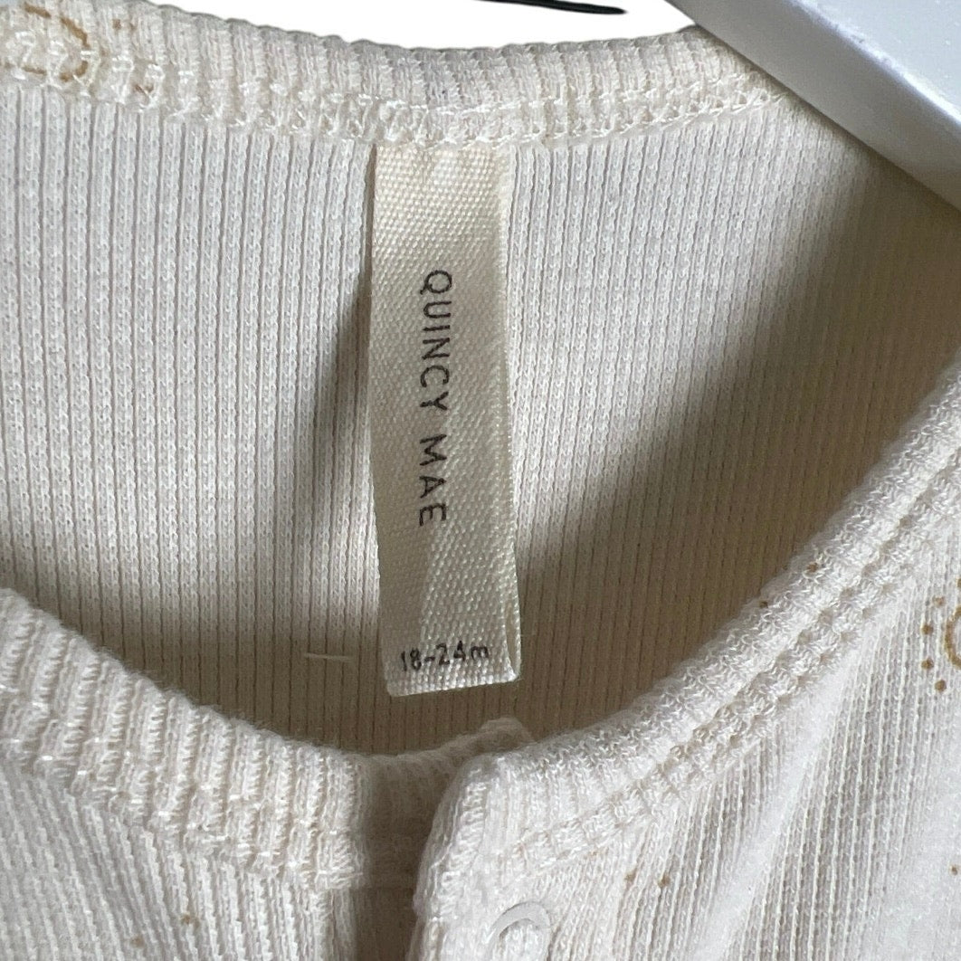 Quincy Mae 18-24 Months Onesie Organic Cotton Sun Print