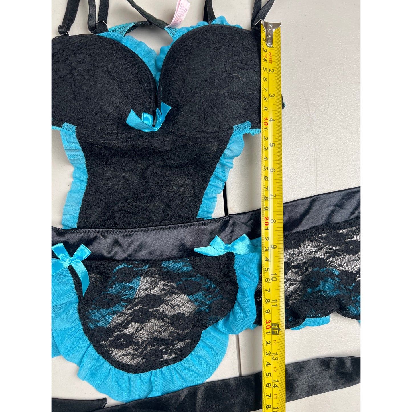 Native Intimate Sleepware Lace Tie 34B Nylon