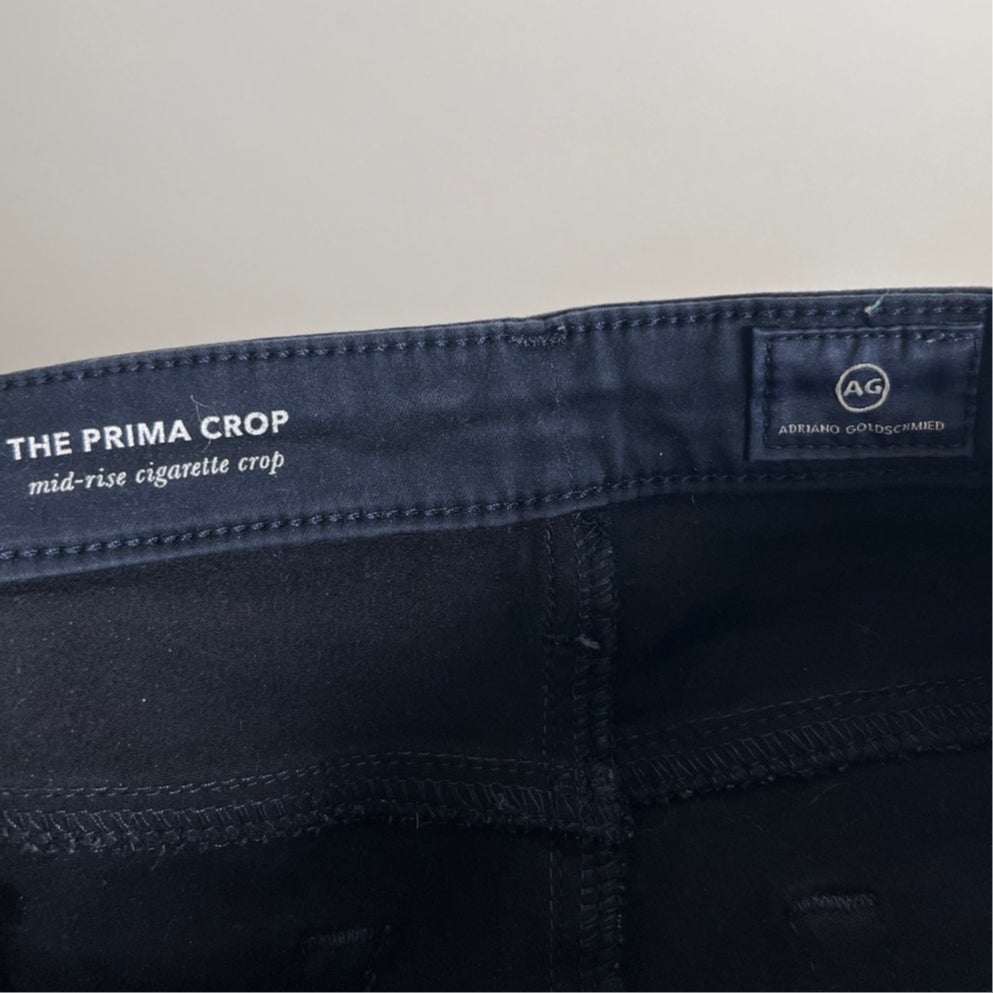 Adriano Goldshmied The Prima Crop Mid-Rise Women Size 27