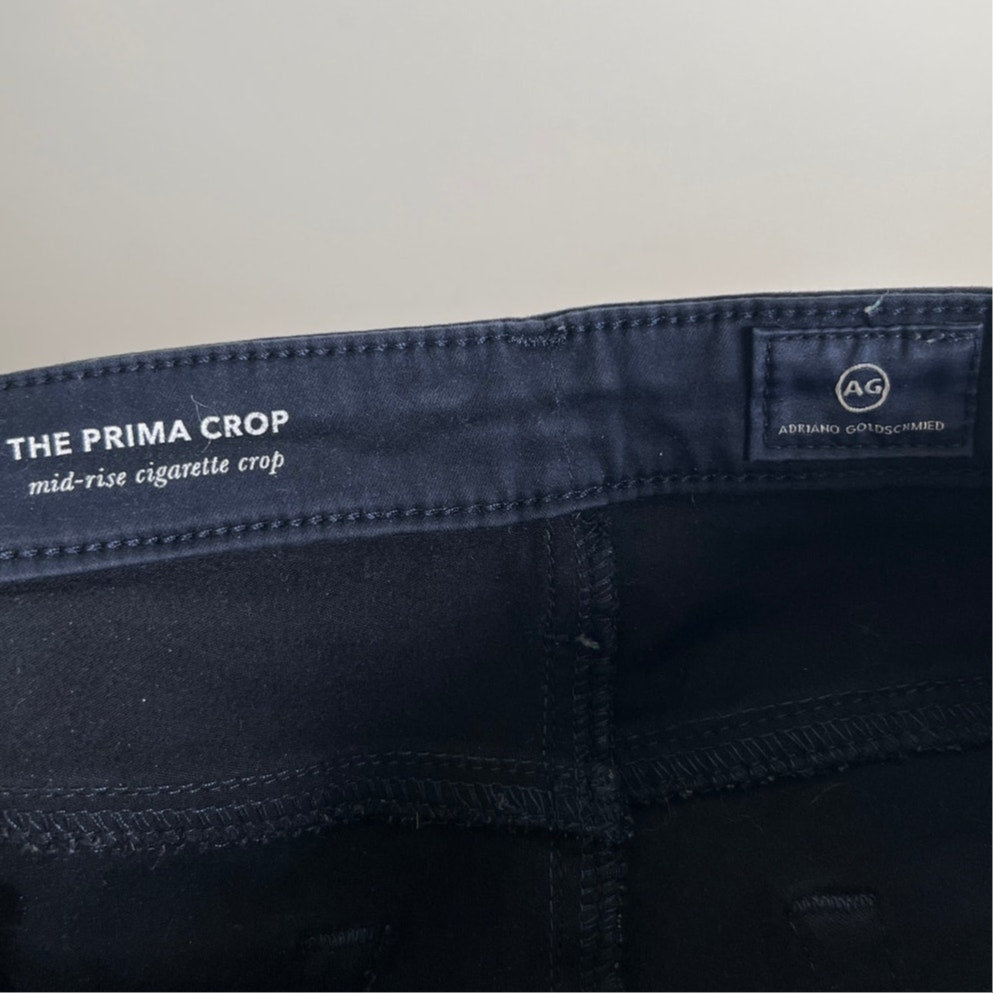 Adriano Goldshmied The Prima Crop Mid-Rise Women Size 27