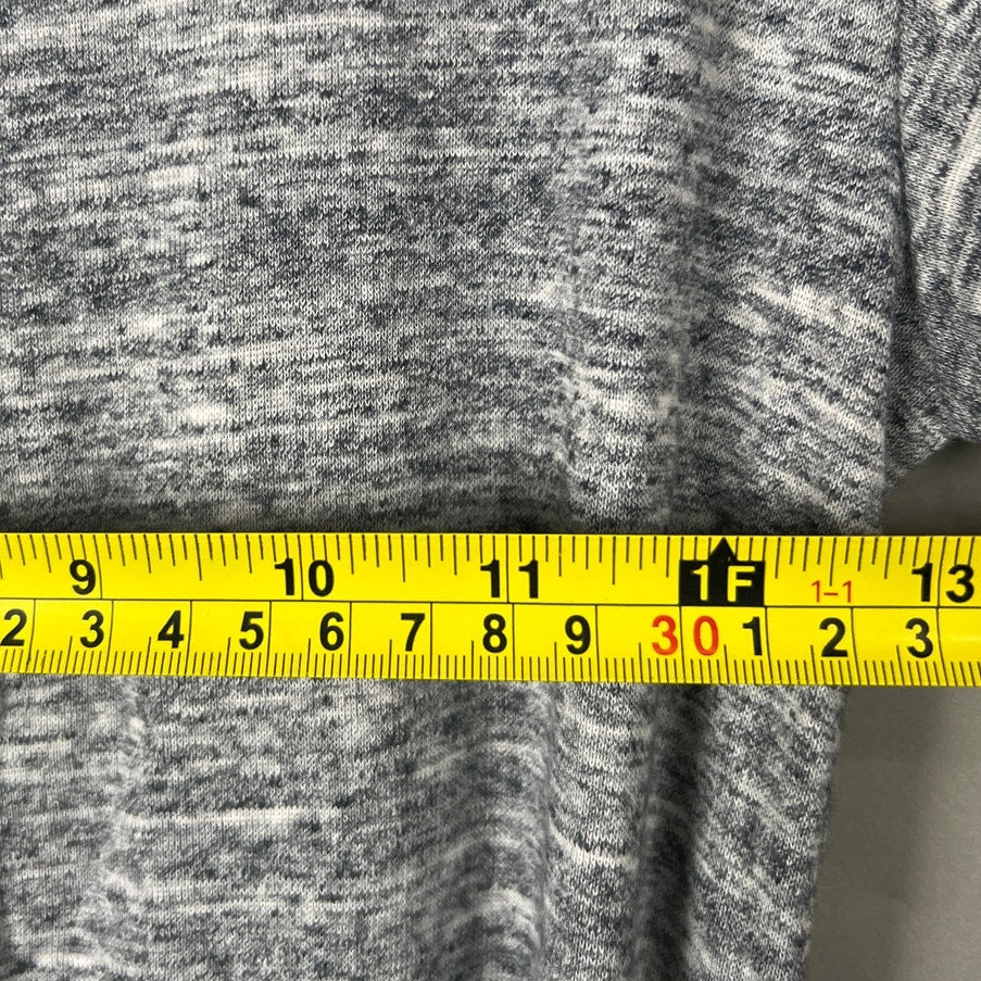 Maeve Anthropologie Heather Gray Wrap Front Mini Dress XS 100% Cotton