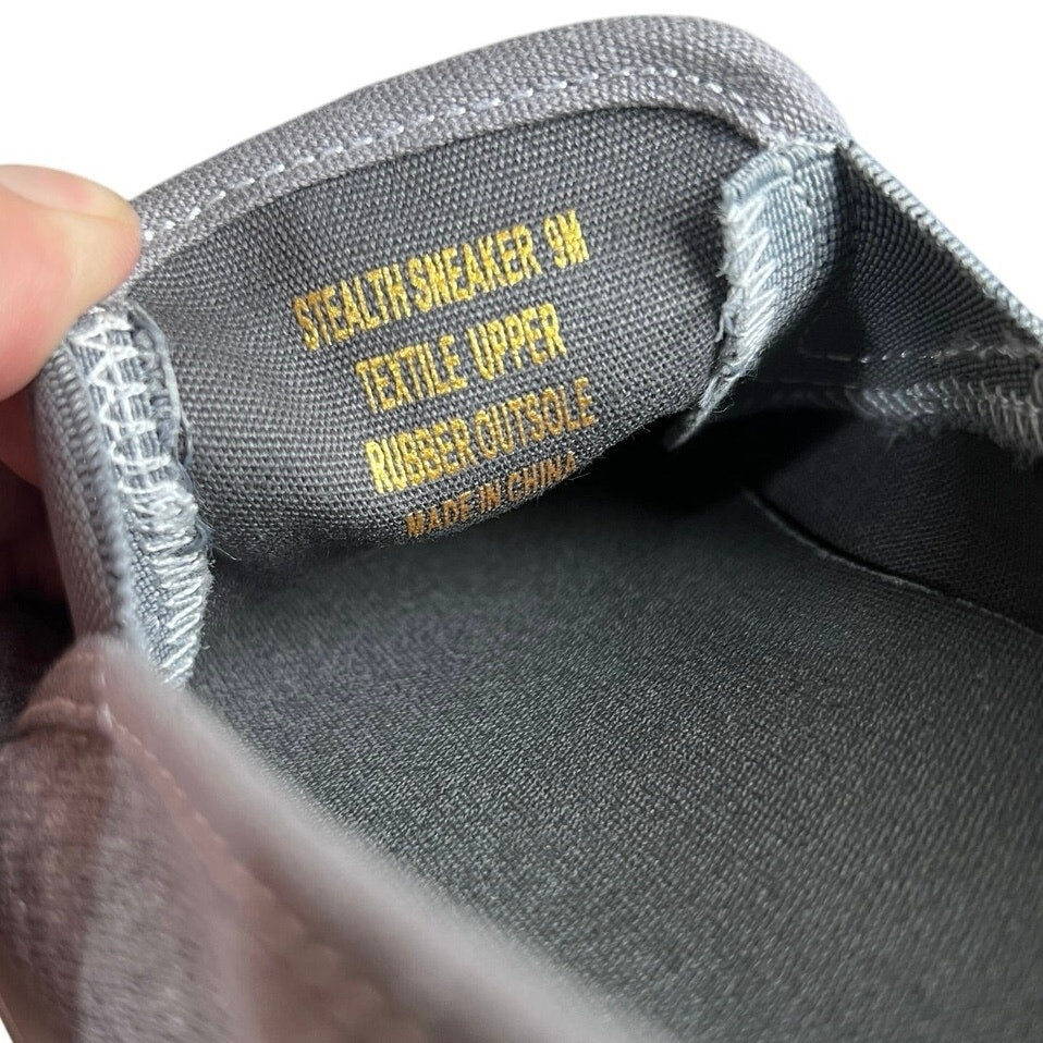 Johnnie-O Stealth NIB Size 9 Gray Men Slip On Sneakers