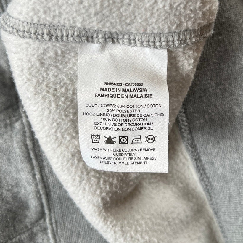 Nike Pullover Hoodie Sweatshirt Mens Size Medium Gray Swoosh Logo
