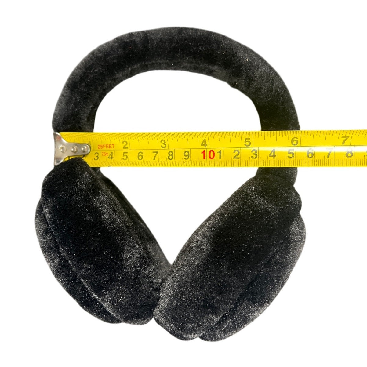 Winter Black Faux Fur Ear Muffs