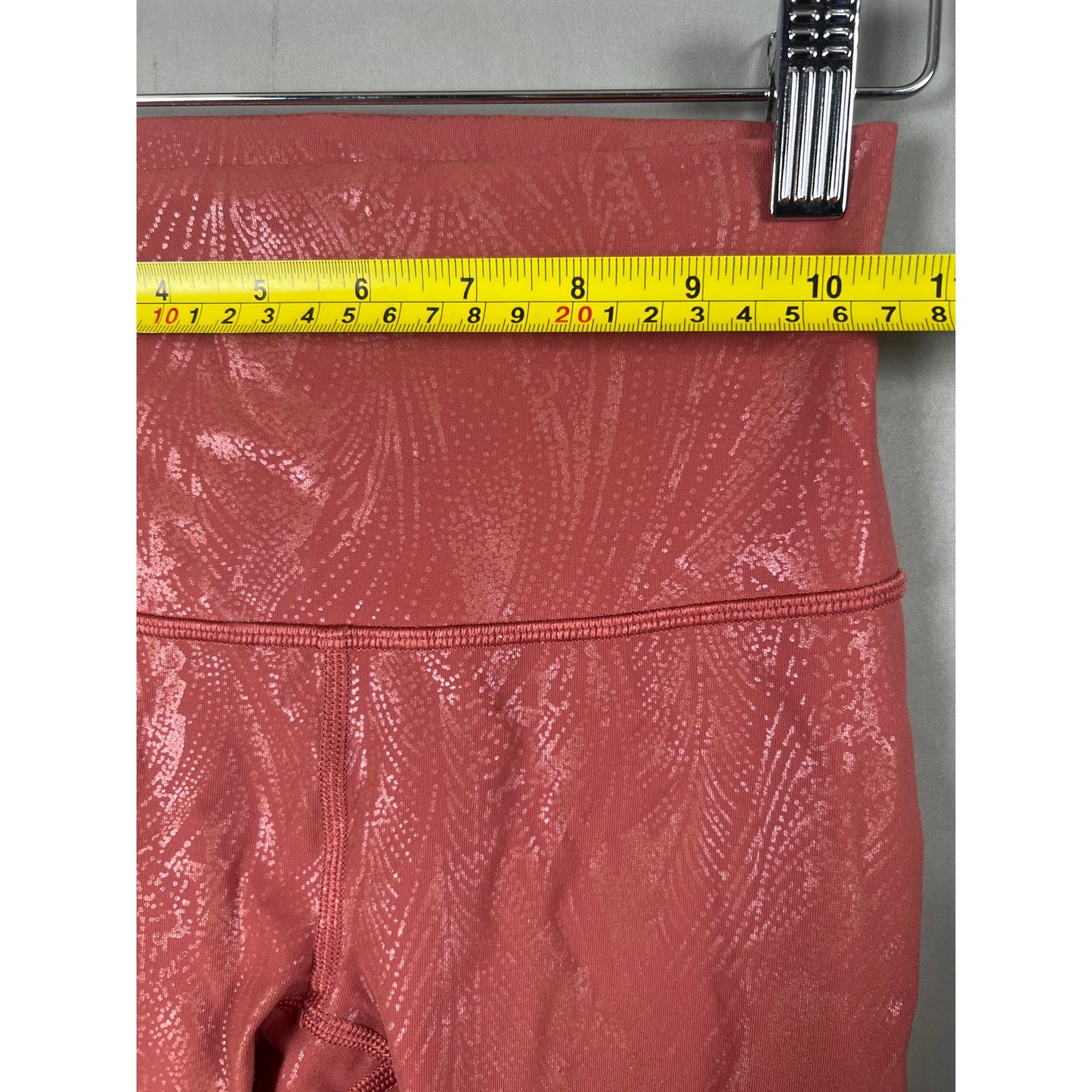 Lululemon Wunder Under Shine Pink Print Size 2