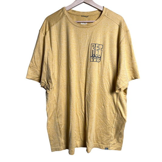 REI Co-Op Men's Yellow T shirt size XL