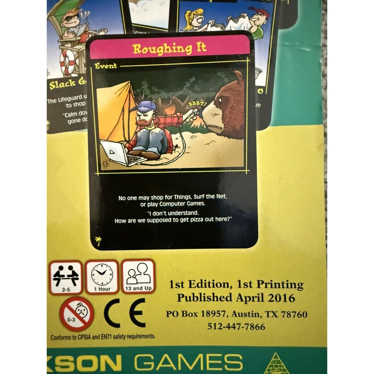 Chez Geek Spring Break Expansion Pack Steve Jackson Games SJG1384 NEW