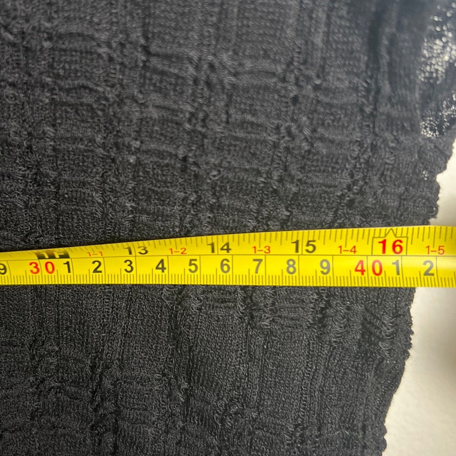 Eileen Fisher Black Sheer Hemp Women's Size Small