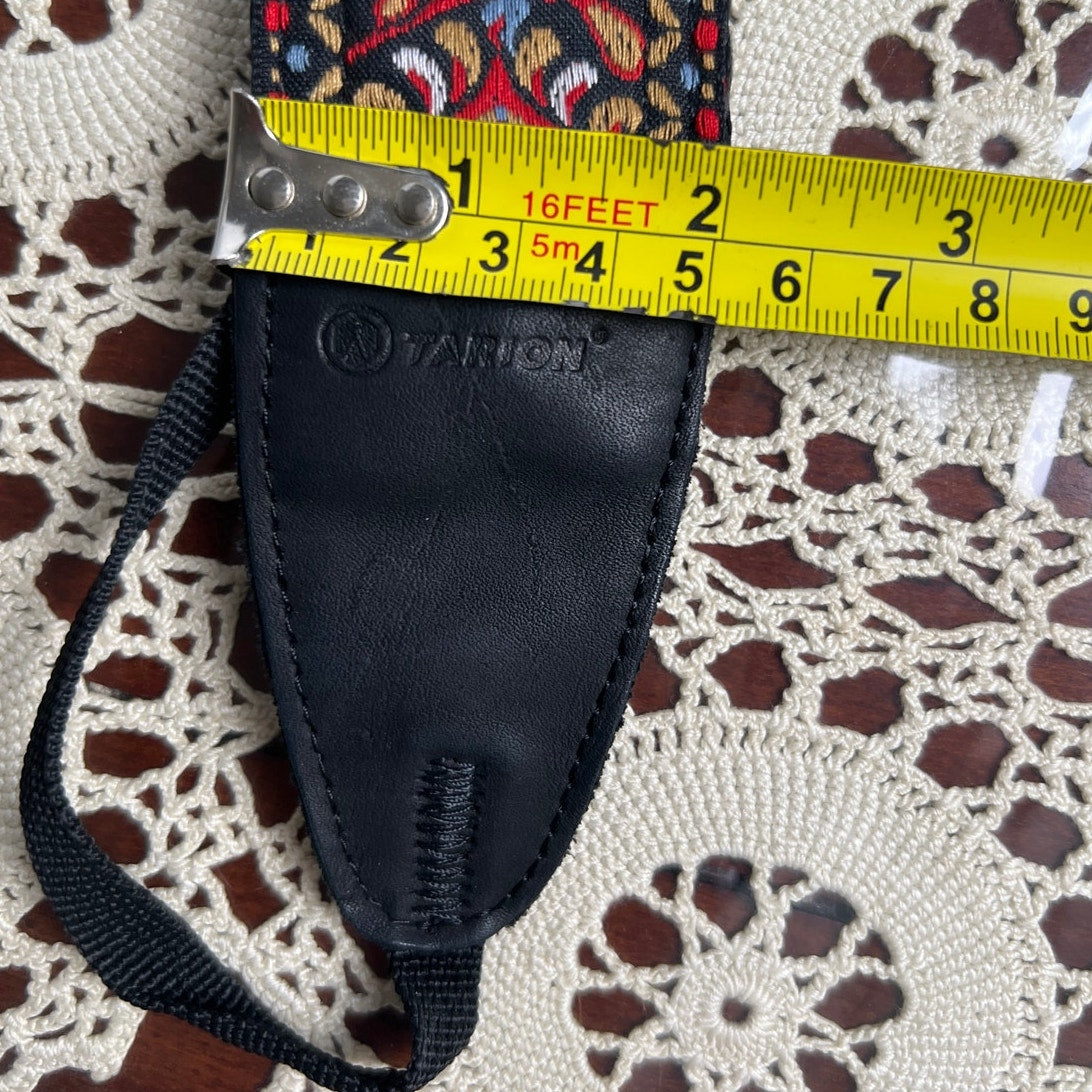 Tarion Camera Shoulder Strap Vintage Belt Floral Embroidery
