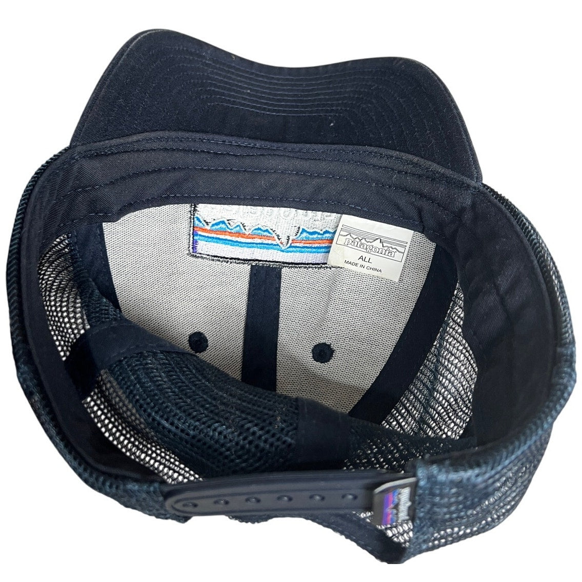 Patagonia P-6 Logo LoProTrucker Hat Adjustable Spellout