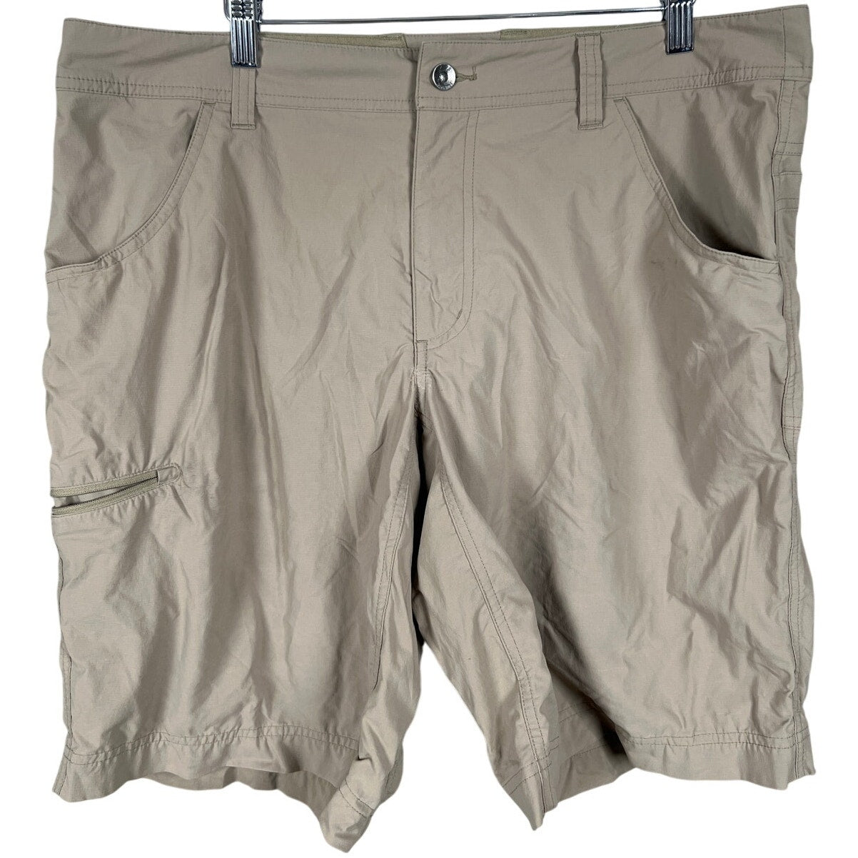 Marmot Size 36 Hiking Shorts Tan Men Outdoor Stretch Lightweight Cargo Nylon