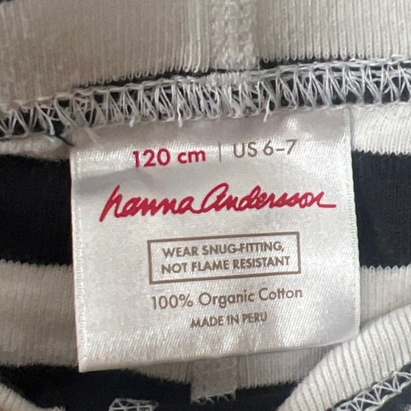 Hanna Andersson Star Wars Organic Cotton Striped Pajama Bottoms Size US 6-7