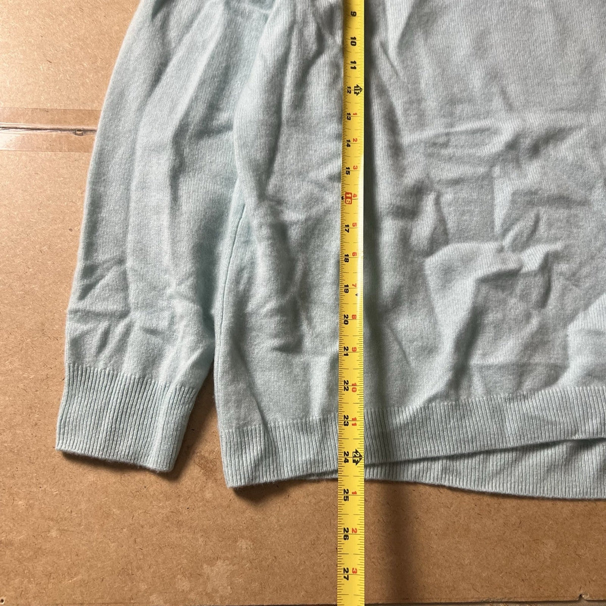 Pilcro Sweater Womens XL Green Pullover Lightweight Raglan Ribbed-Cuffs