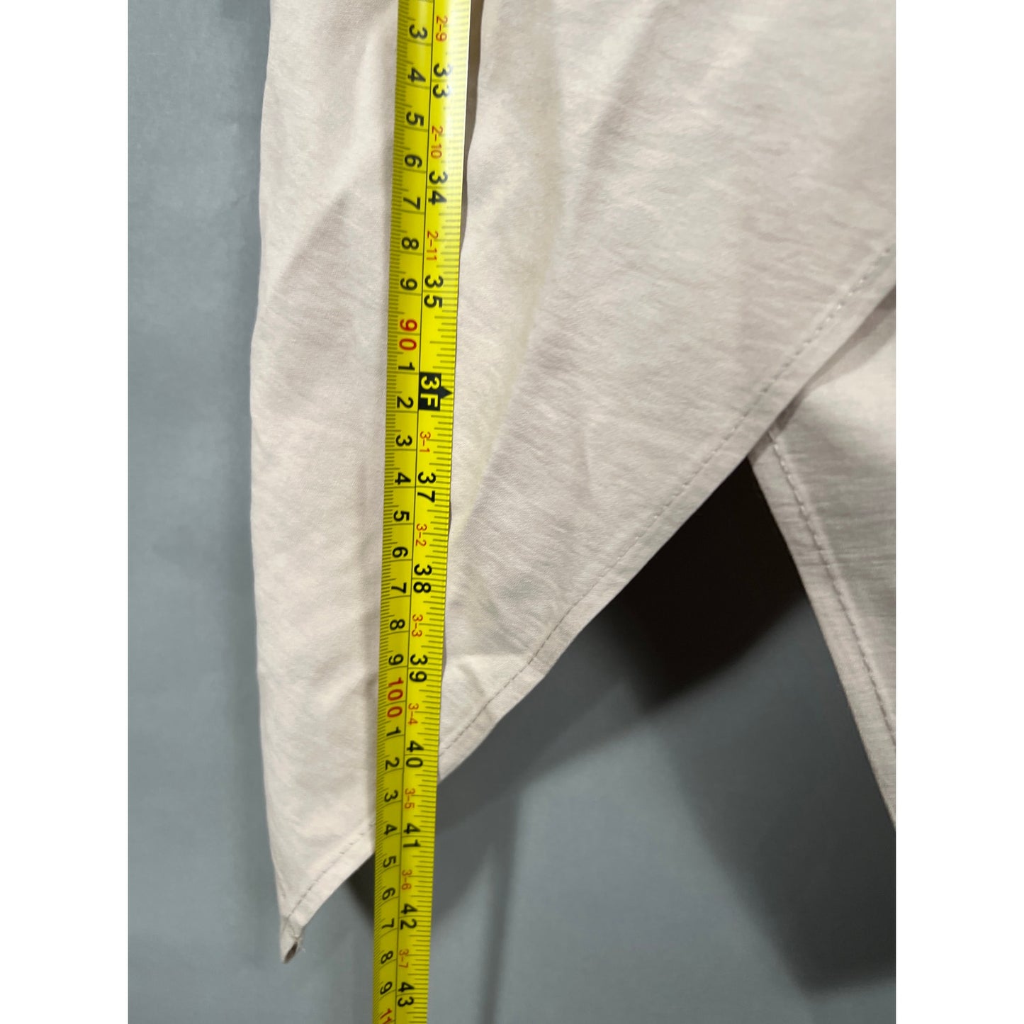 Kate Hewko Draped Shirt Dress Cream *Dimensions in Picture*