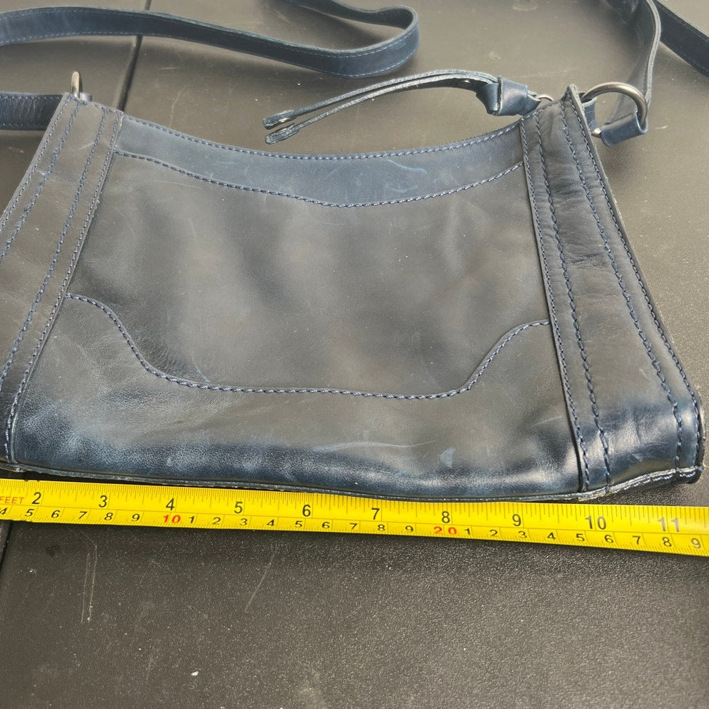 Frye Melissa Leather Crossbody In Blue