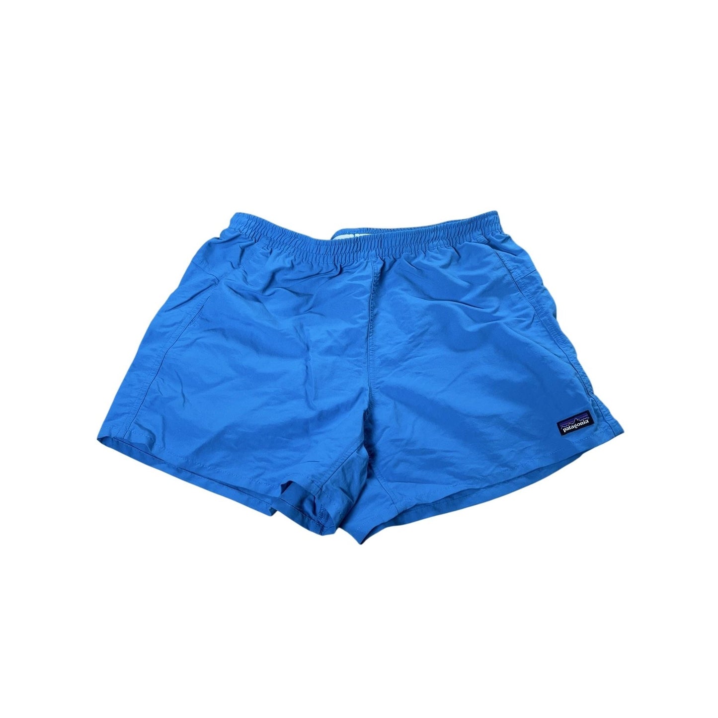 Patagonia Shorts Mens M Blue Nylon Lined Drawstring Elastic Waist Pockets