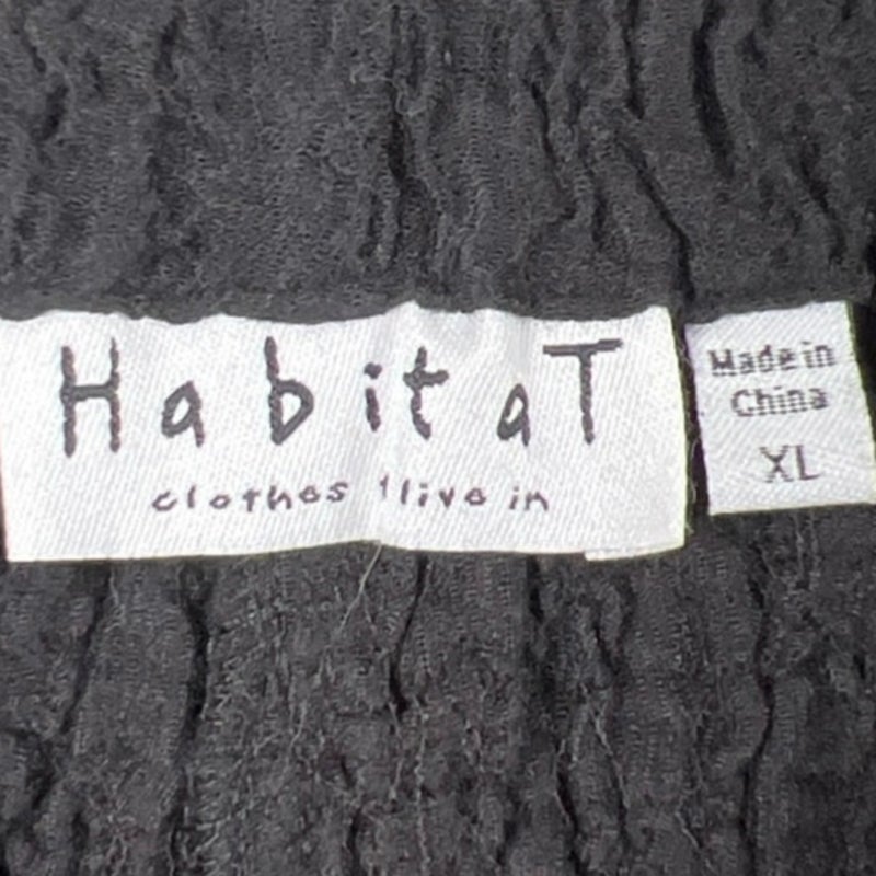 Hábitat Clothes To Live In Size XL Black Pants Women’s Wide