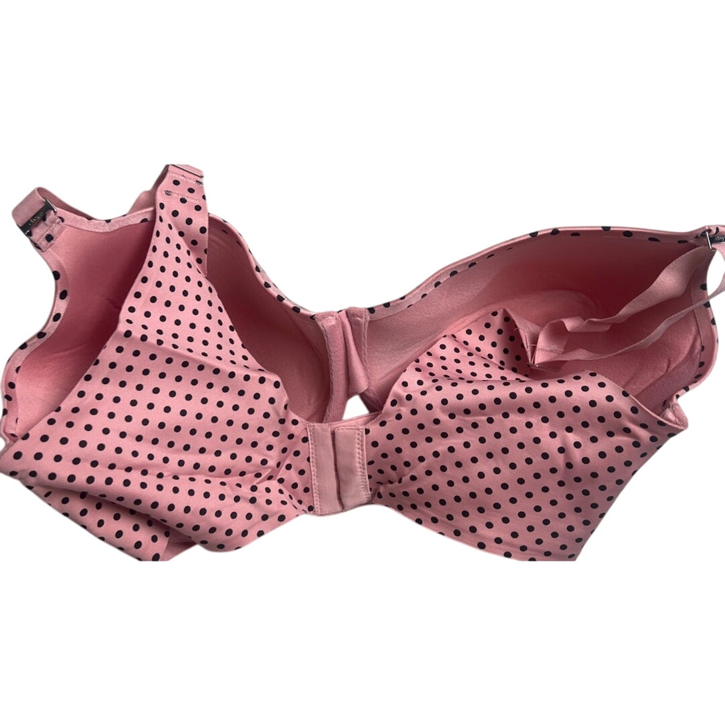Soma Full Coverage Polka Dot Pink 36DDD Vanishing Back Bra