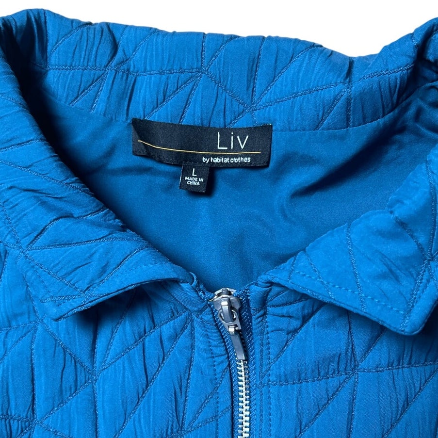 Liv Blue Women Vest Size Large Outdoor