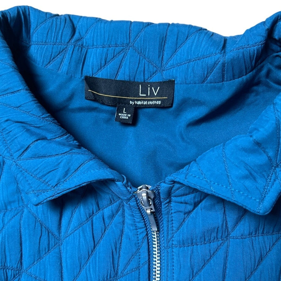 Liv Blue Women Vest Size Large Outdoor