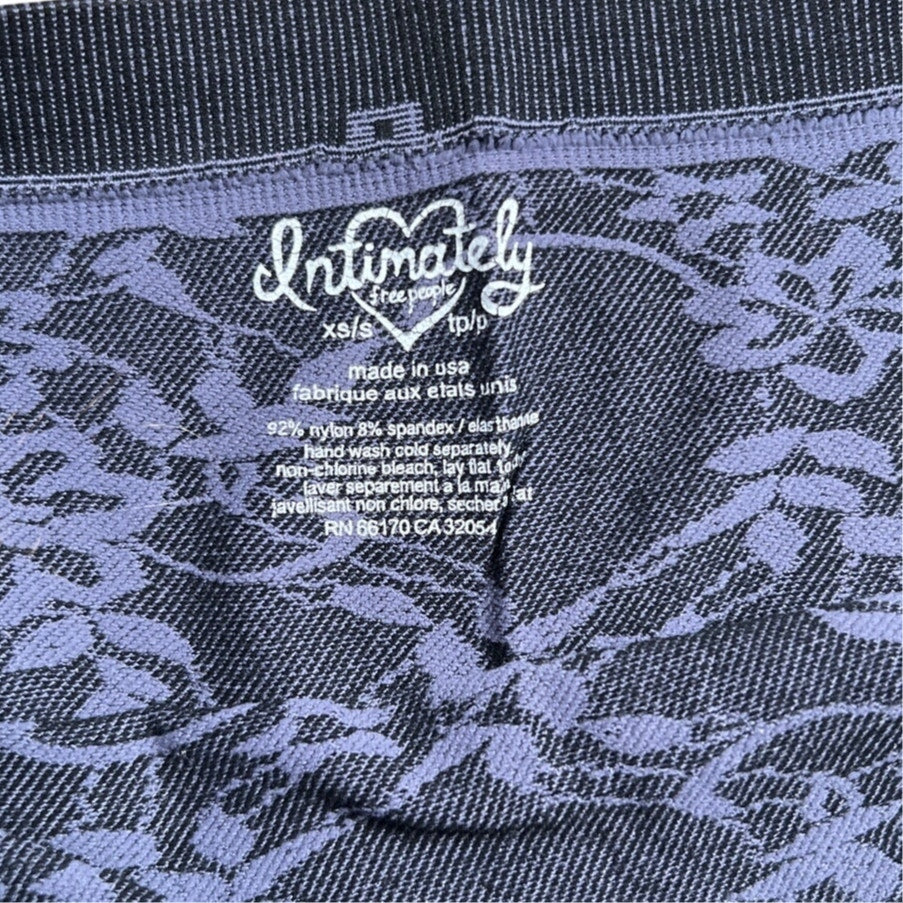 Intimately Free People Blue Floral Leggings Size XS