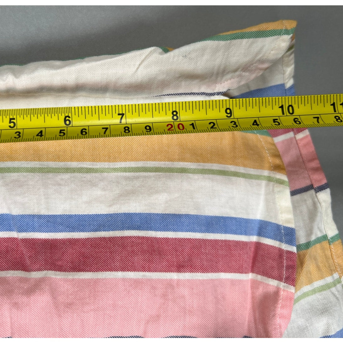 Madewell Striped Smoke Waist Pull On 100% Cotton Women Shorts Size XS