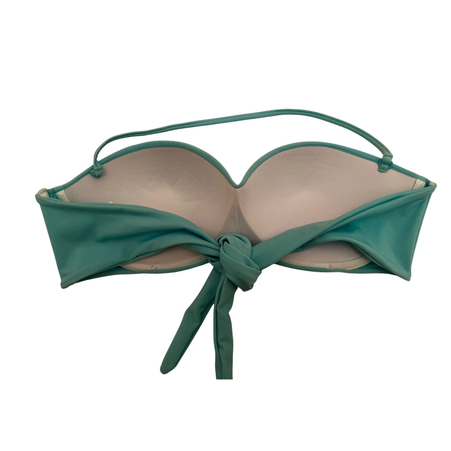 AEROPOSTALE Swim Bikini Top XL Blue Padded NWT Live Love Dream