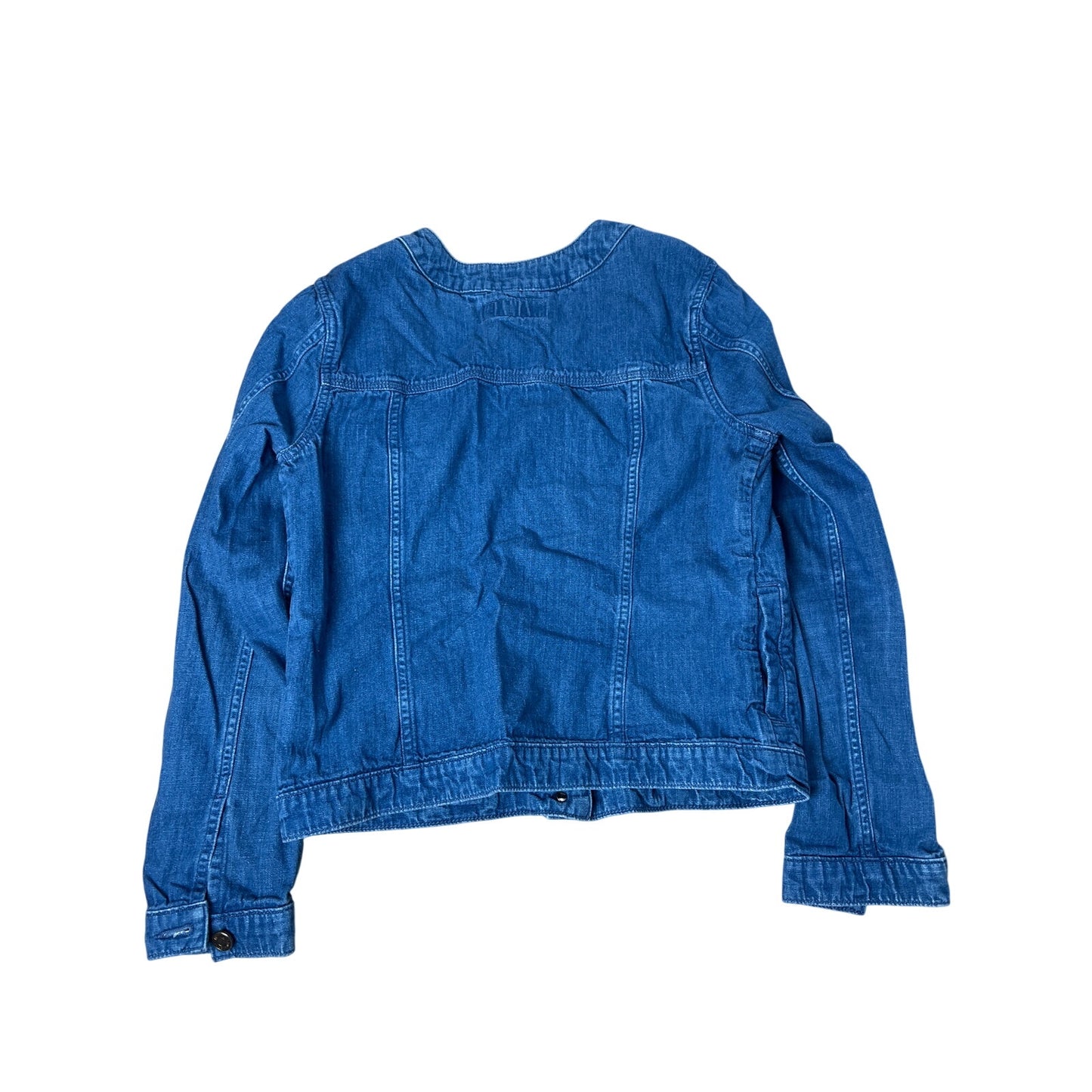 7 For All Mankind Women Button Up Jean Jacket Size Large