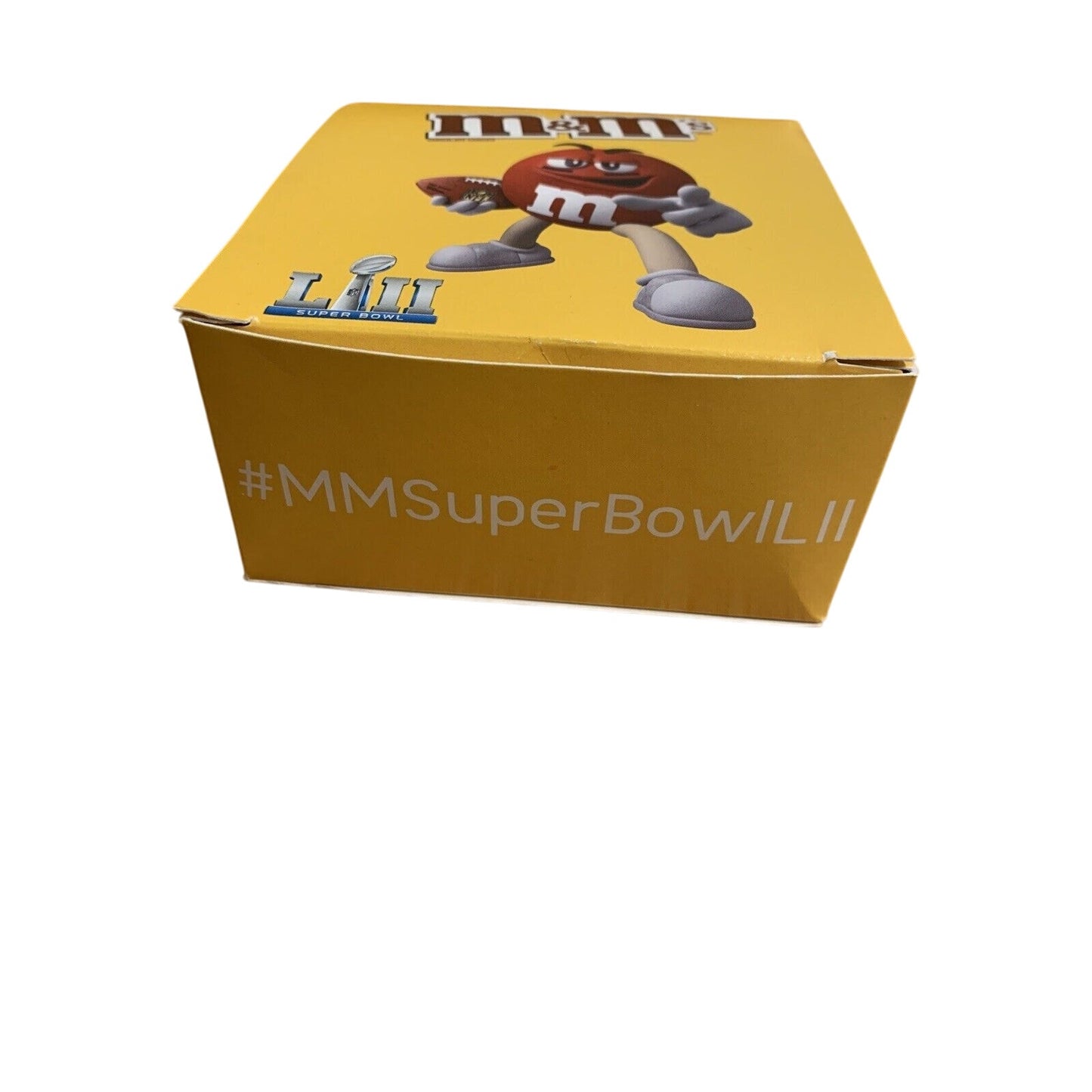 M&M Eagles vs Patriots Super Bowl LII 52 Box Candy Set