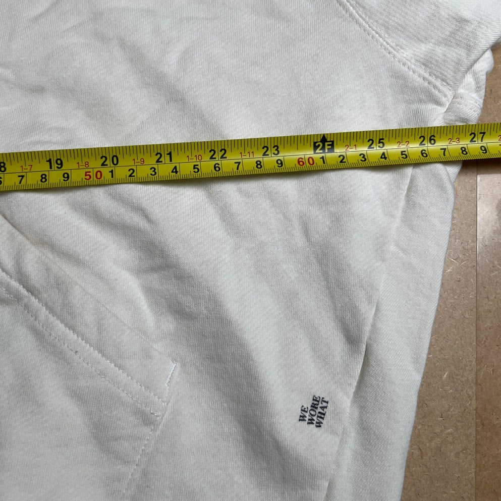 WeWoreWhat White Women Basic Hoodie Size Large