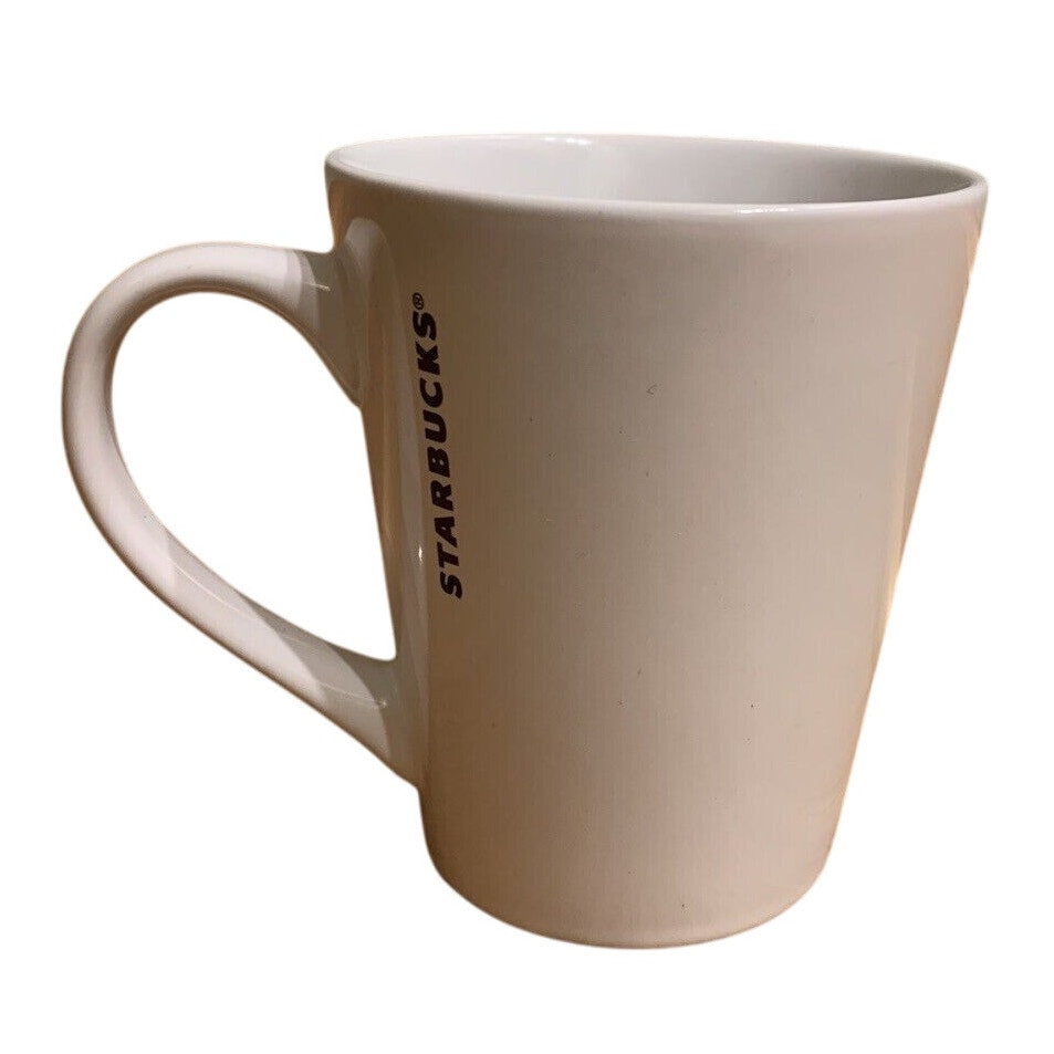 STARBUCKS Coffee Mug Cup 2017 Green Mermaid Siren Logo 12 oz Ceramic