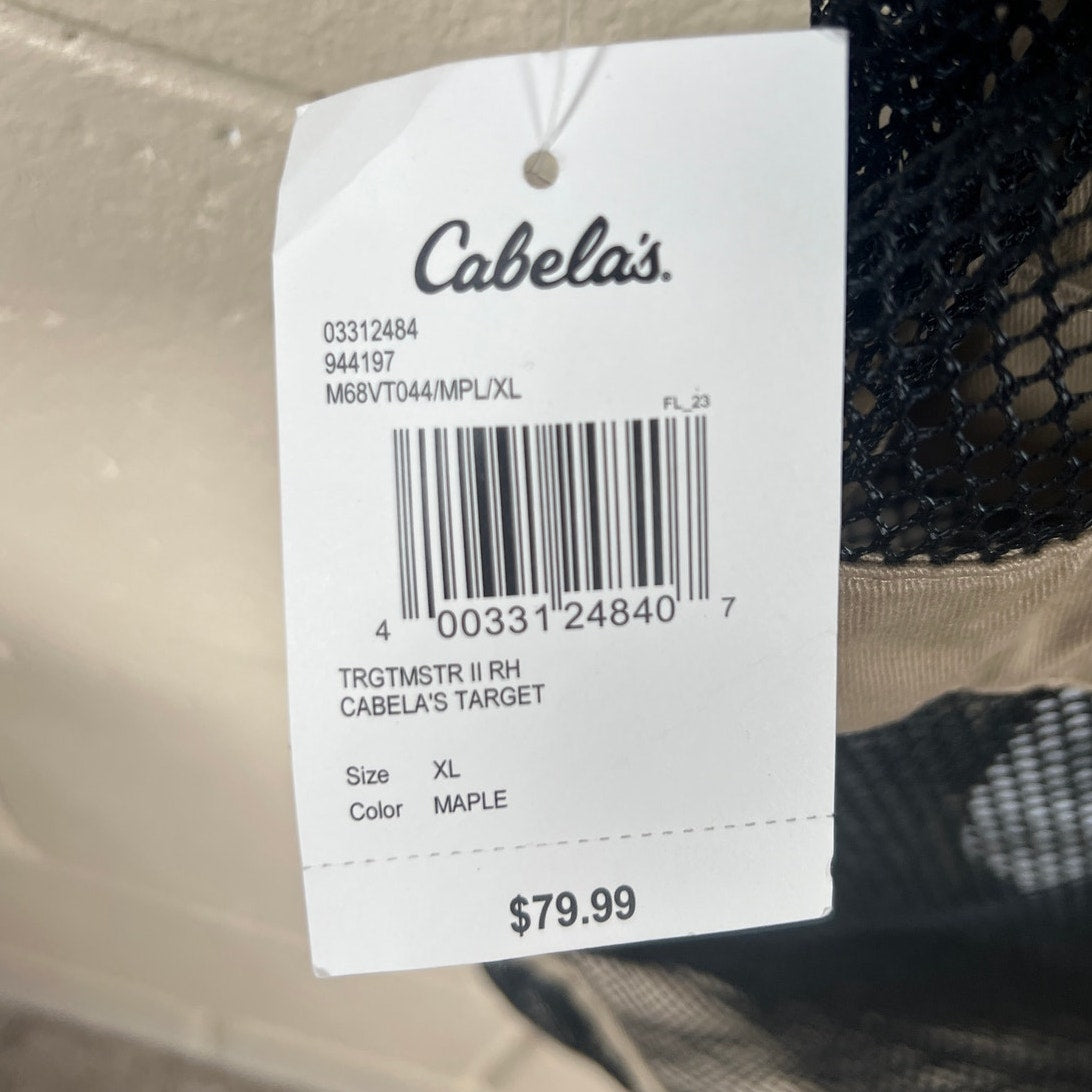 Cabela's XL Maple Vest Multi Pocket Mesh NWT Fishing Shooting Twins Budweiser