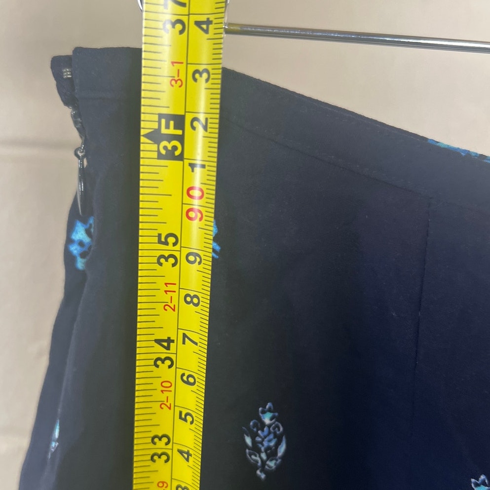 Y2K The Limited NWT Blue Floral Long Skirt Size 8