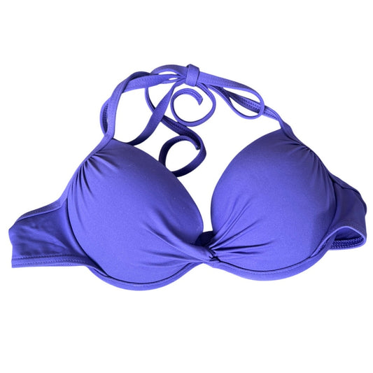 Victoria's Secret 34A Purple Push Up Halter Bikini Top EUC