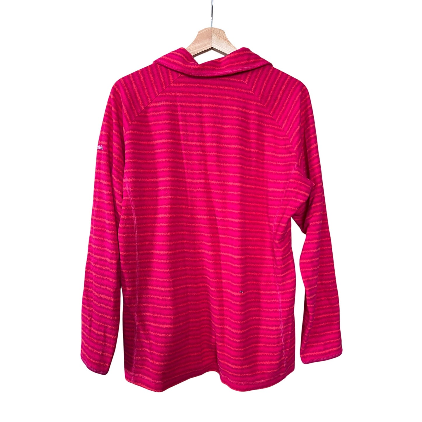 Columbia XL Women’s Long Sleeve Pink Quarter Zip Fleece Pullover