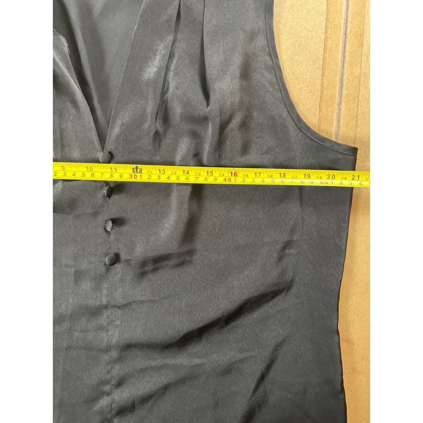 Blooming Jelly Women's Black Vest Women's Top Button Large